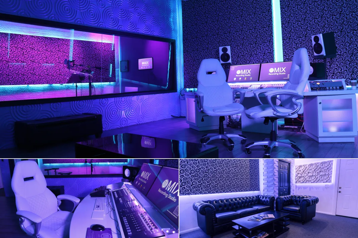 MIX Recording Studio interior Los Angeles